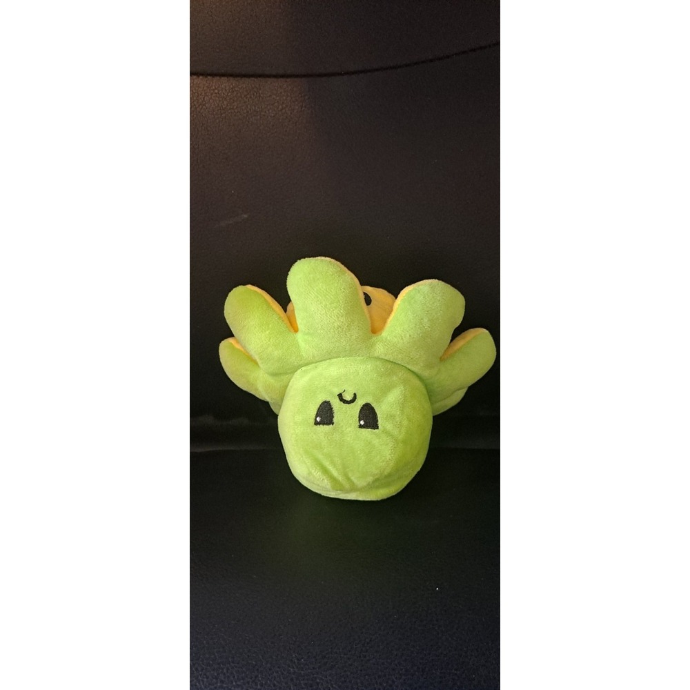 Moody Reversible Octopus Plushie‎ Green & Yellow